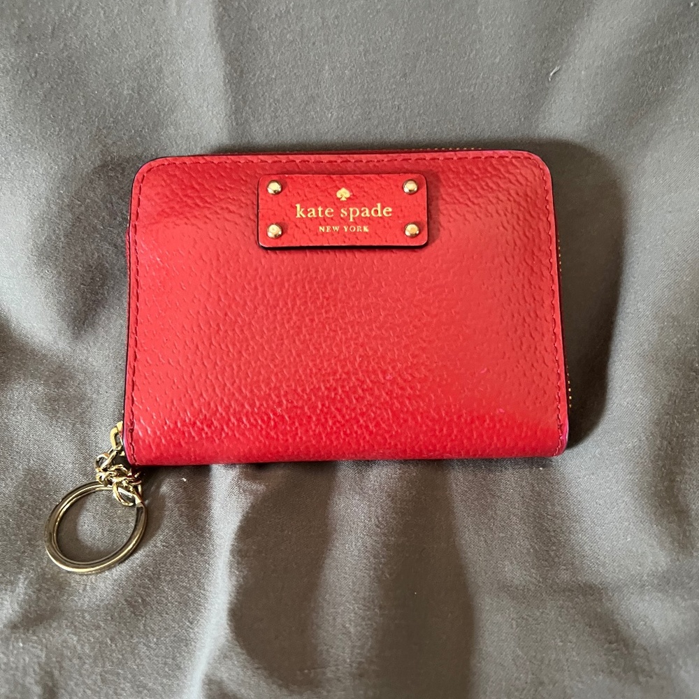 Kate Spade Wallet in Red Leather